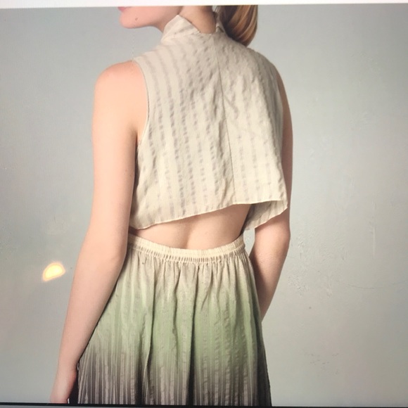 Theyskens’ Theory silk maxi dress. Open mid back - Picture 2 of 8